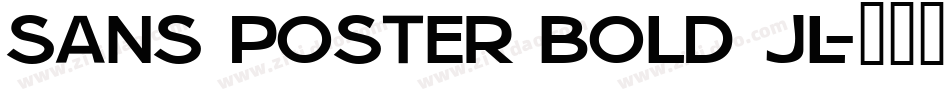 Sans Poster Bold JL字体转换